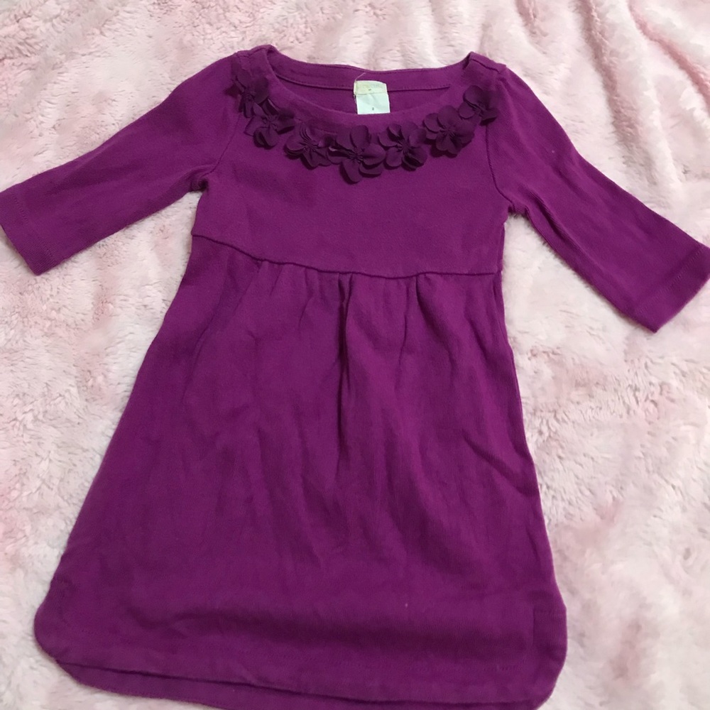 Crewcuts 2t purple sweater dress